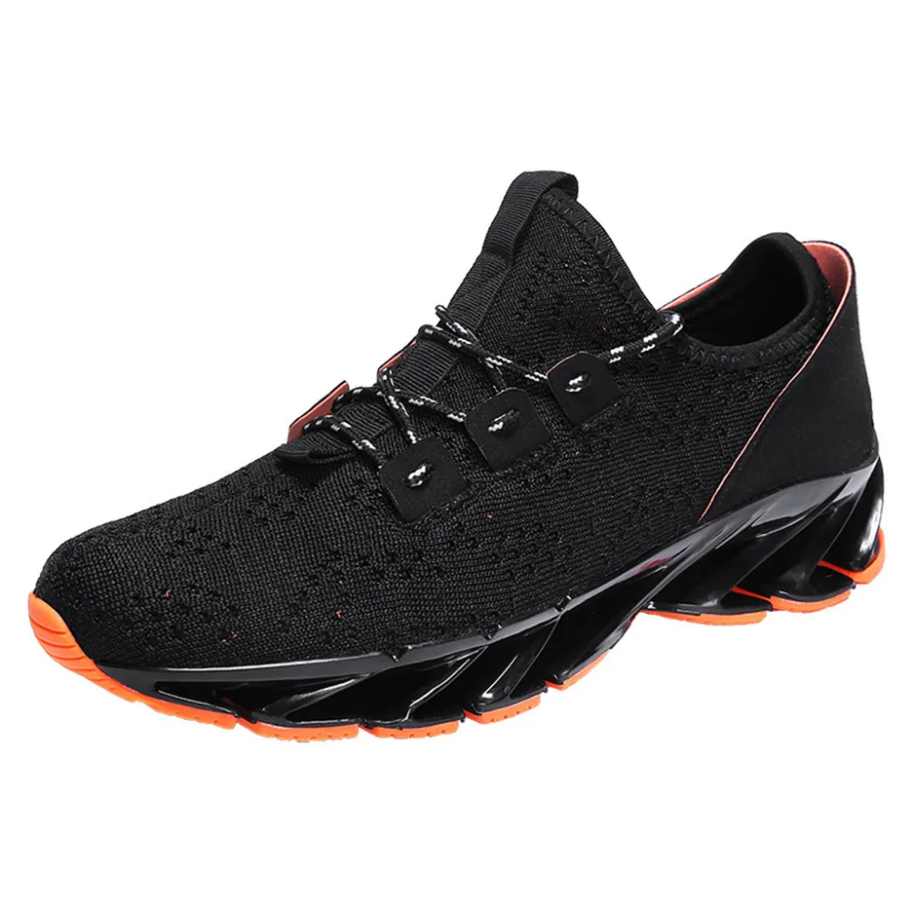 2019 Men's plus-size casual light and comfortable breathable walking shoes running outdoor sports shoes for male 40J10 (2)