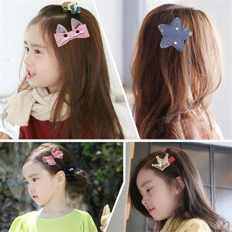 Lovely Classic Baby Girls Big Hair Bows Rabbit Ear Hair Clips-Baby Girl Gift Set