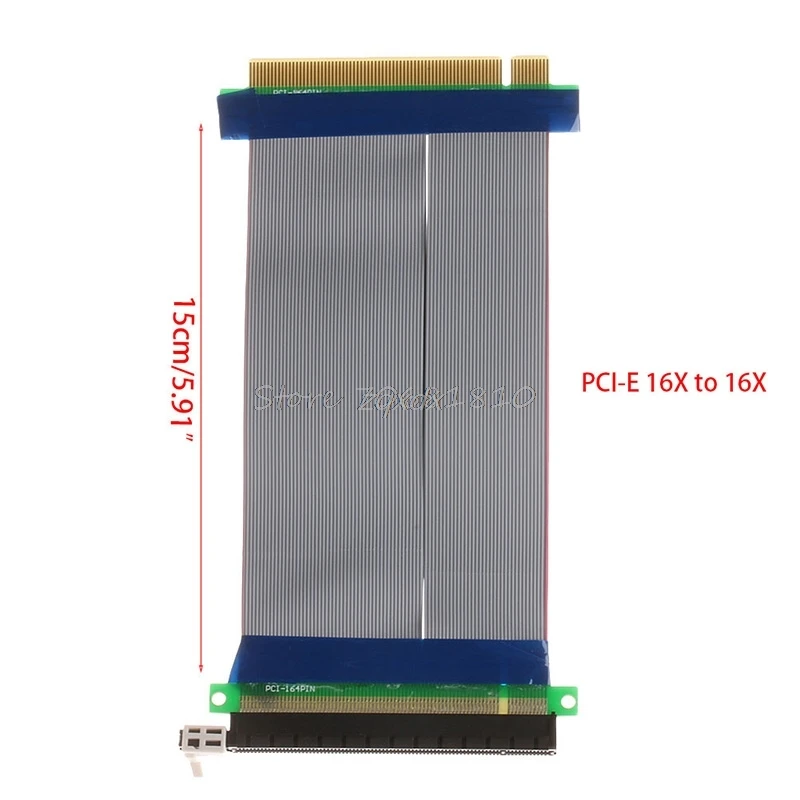 PCI-E 16X к 16X переходник адаптера для карт PCIe 16X PCI Express Гибкий кабель и Прямая поставка