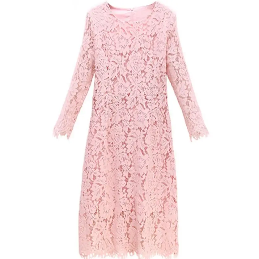 

Womens Elegant Sexy Crochet Hollow Out Party Evening Vestidos casual dress