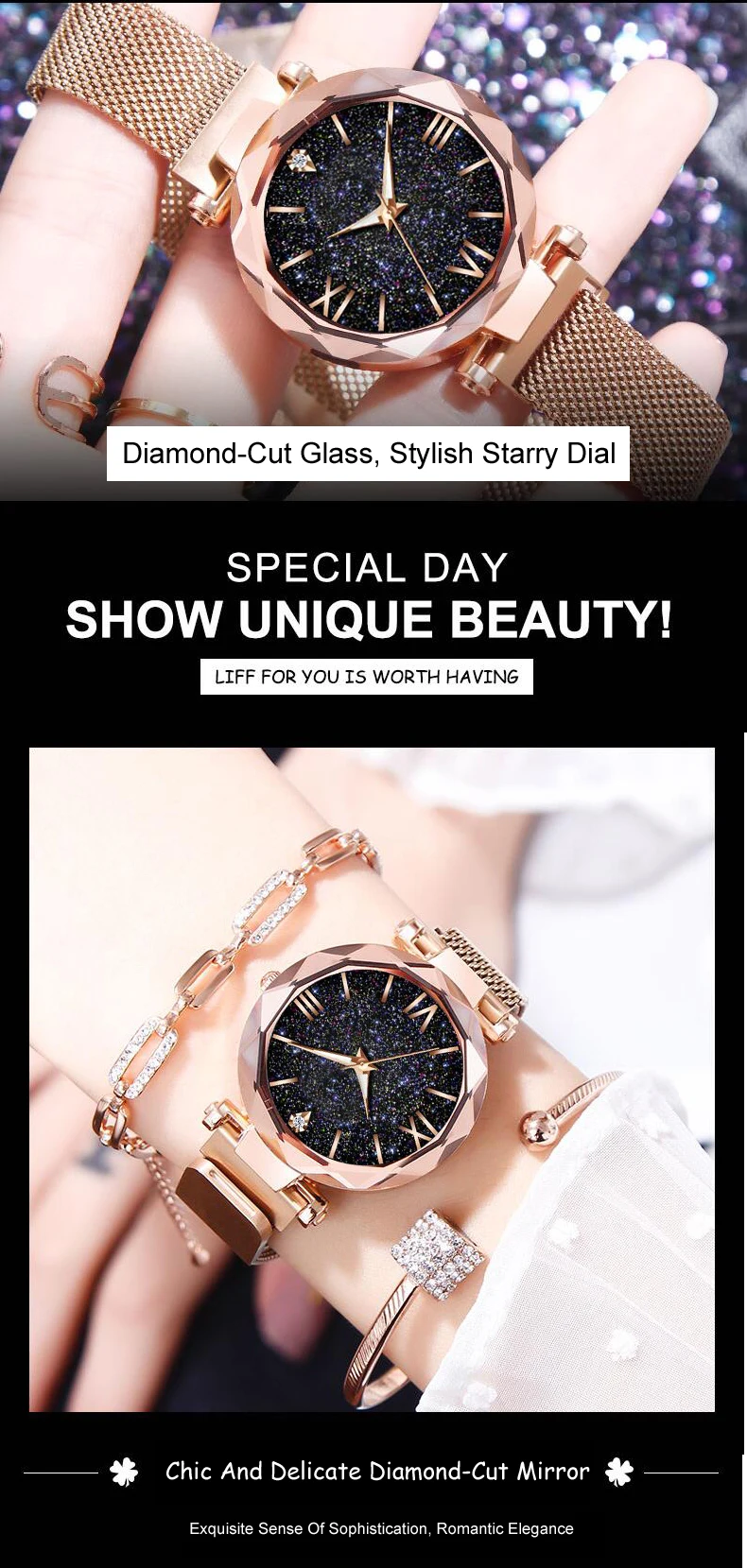 Dropshipping Luxury Women Watches Magnetic Starry Sky Female Clock Quartz Wristwatch Fashion Ladies Wrist Watch Relogio Feminino