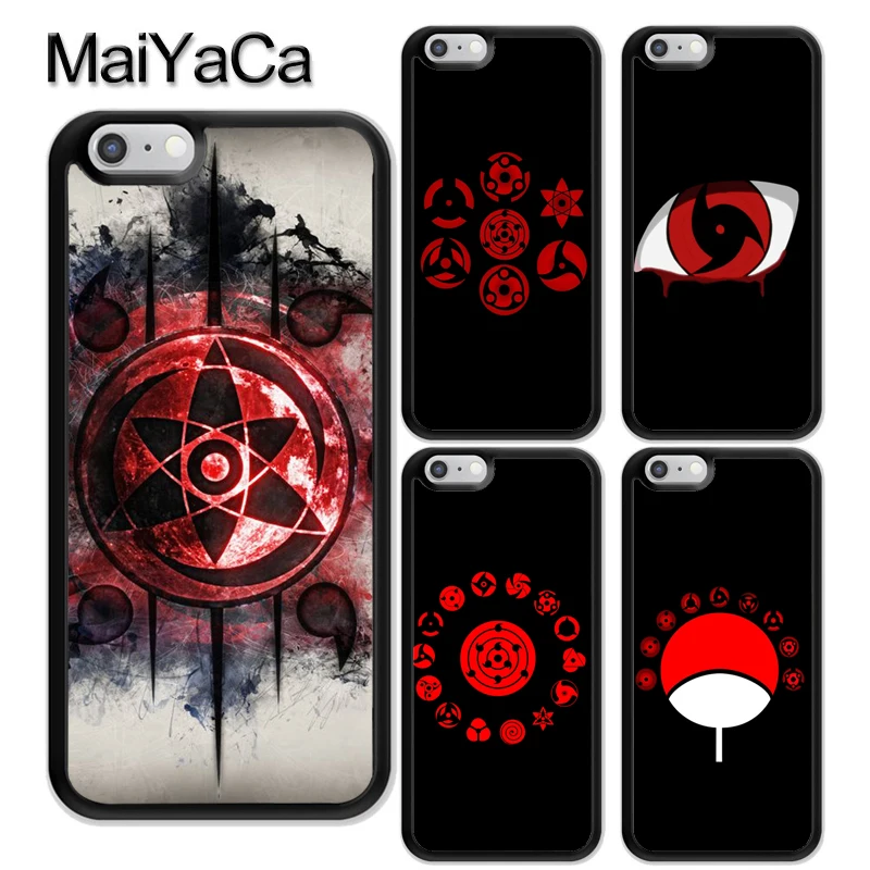 

MaiYaCa Uchiha Sharingan Naruto TPU Mobile Phone Case Fundas For iPhone 6 6S 7 8 Plus X XR XS Max 5 5S SE Back Cover Shell