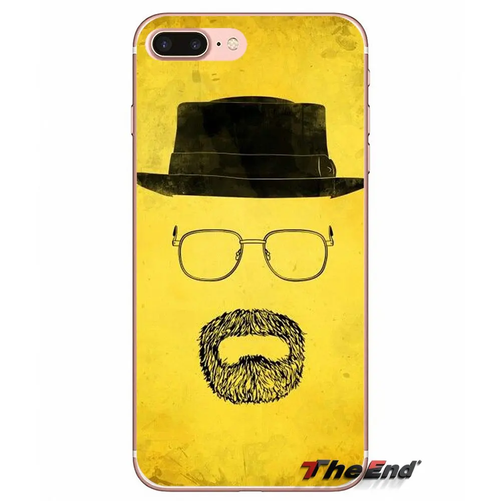 Breaking Bad Walter Heisenberg мягкий чехол для iPhone X 4 4S 5 5S 5C SE 6 6S 7 8 Plus Samsung Galaxy J1 J3 J5 J7 A3 A5 2016 2017|case