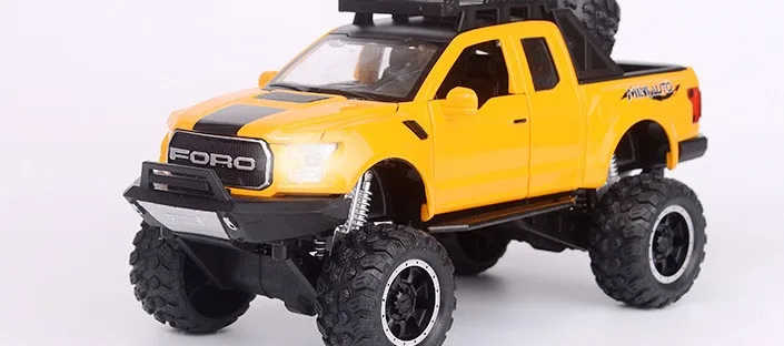 HIINST 1:32 FORD F150 Raptor пикап литой под давлением с музыкой мигающий автомобиль игрушка Подарки для детей 19MAY27 P20