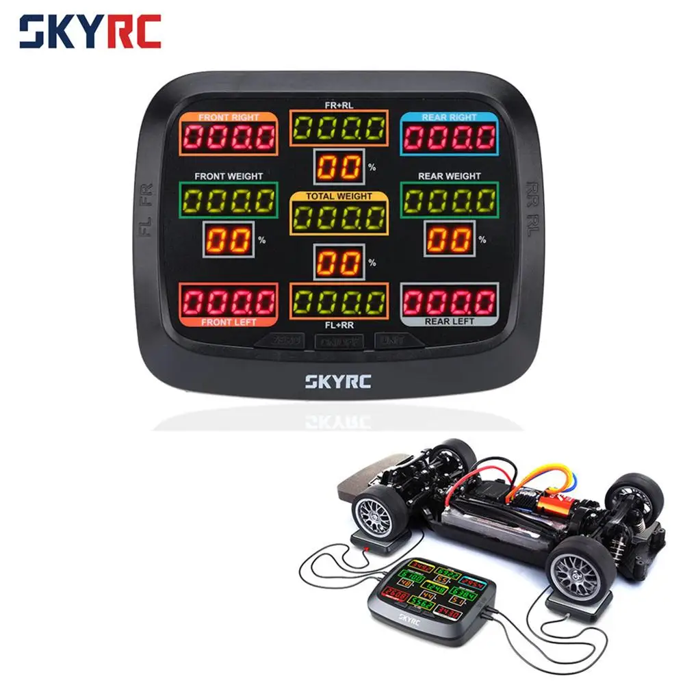 

For SkyRC Corner Weight RC Car Balancing Scale System Setup Kit Accessory For 1/8 1/10 1/12 RC Car Touring Buggy Truck