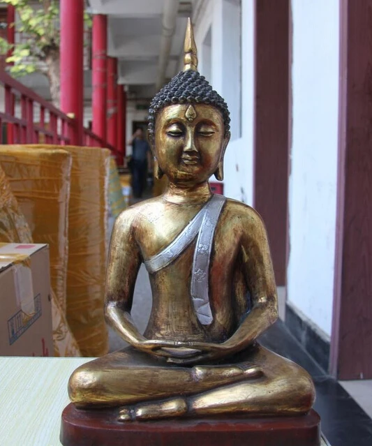 wholesale factory Chinese Bronze Copper Temple Thailand Buddhism