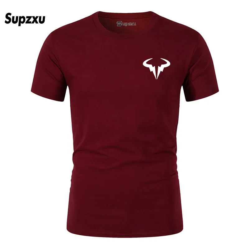 2019 Summer New Fashion Rafael Nadal Men's Black T-Shirt Size XS-2XL High Quality Men's Natto Bull T-Shirt Top T-Shirt Large Siz 2019 Summer New Fashion Rafael Nadal Men's Black T-Shirt Size XS-2XL High Quality Men's Natto Bull T-Shirt Top T-Shirt Large Siz