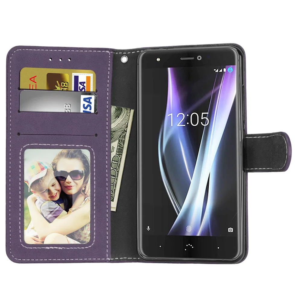 Чехол книжка для BQ Aquaris X/X Pro стильный кожаный чехол бумажник с подставкой флип X