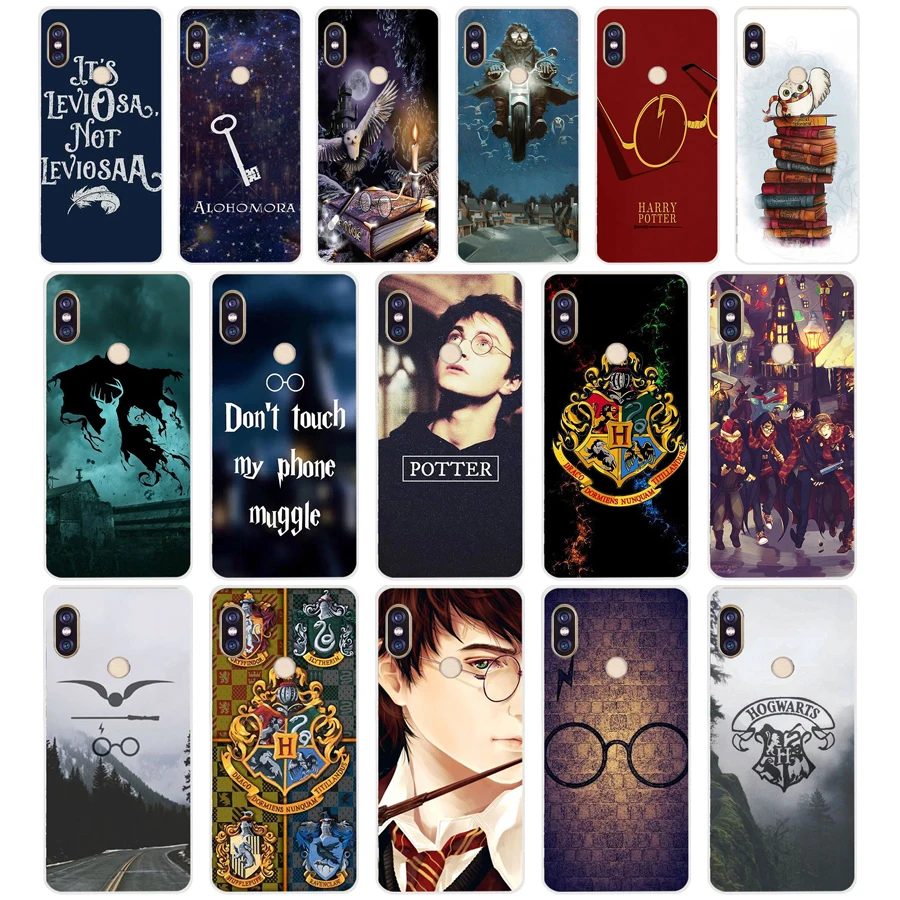 

48G Hogwarts Castle Harry Potter Watercolor Print 02 Soft TPU Silicone Cover Case for xiaomi redmi 5 plus note 5 pro mi 8