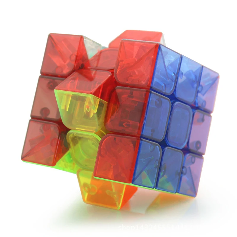 YJ YongJun YuLong 3x3x3 прозрачный магический куб 56 мм высококачественный