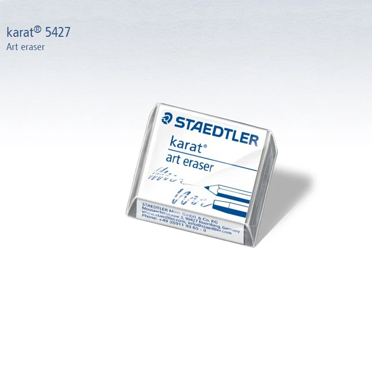 

Eraser karat No.5427 Art eraser Particularly suitable for use with soft pastel chalks, soft grahite pencils and charcoal