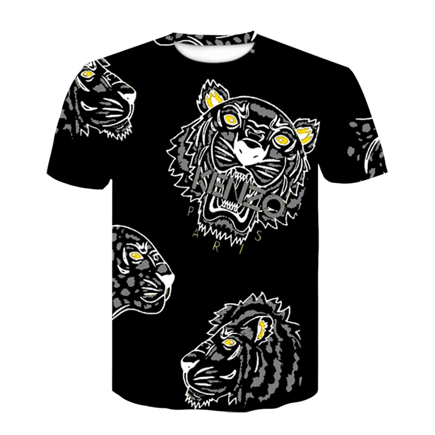 

Newest Cartoon Print Animal Cool Funny T-Shirt Men Short Sleeve Summer Tops T Shirt Tshirt Male Fashion T-shirt Male