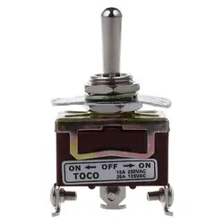 SPDT ON-OFF-ON 3 положения 3 Винтовые клеммы переключателя AC 15A/250V 20A/125V