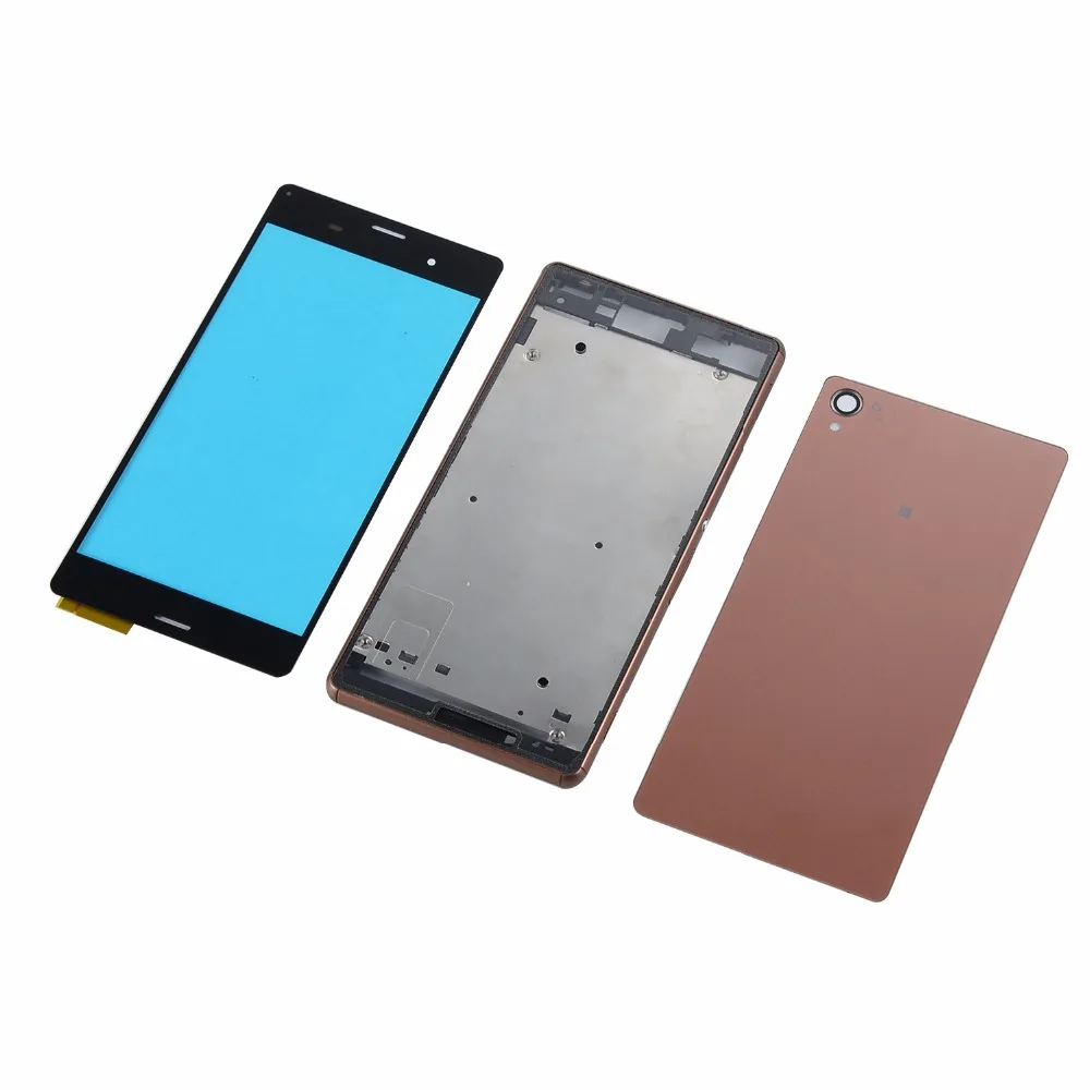 Для Sony Xperia Z3 D6653 D6633 L55T сенсорный экран сенсор + корпус средняя рамка батарея