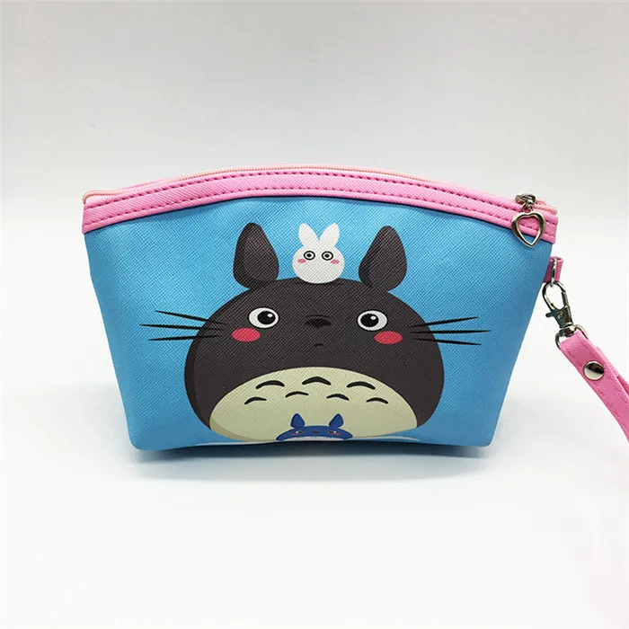 Мода мультфильм Тоторо Pencilcase Ручка Пенал из искусственной кожи косметички Макияж Сумочка для хранения монет Кошельки канцелярские подарок