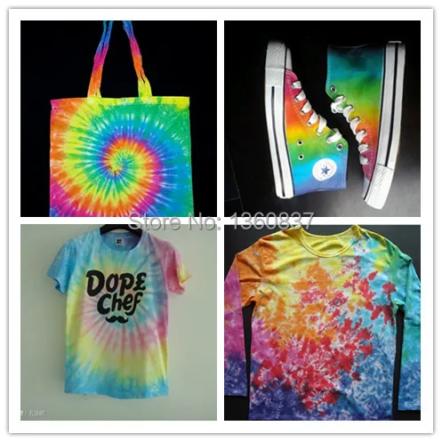 Tie dye DIY краситель одежды для можно использовать в холодной воде непосредственно