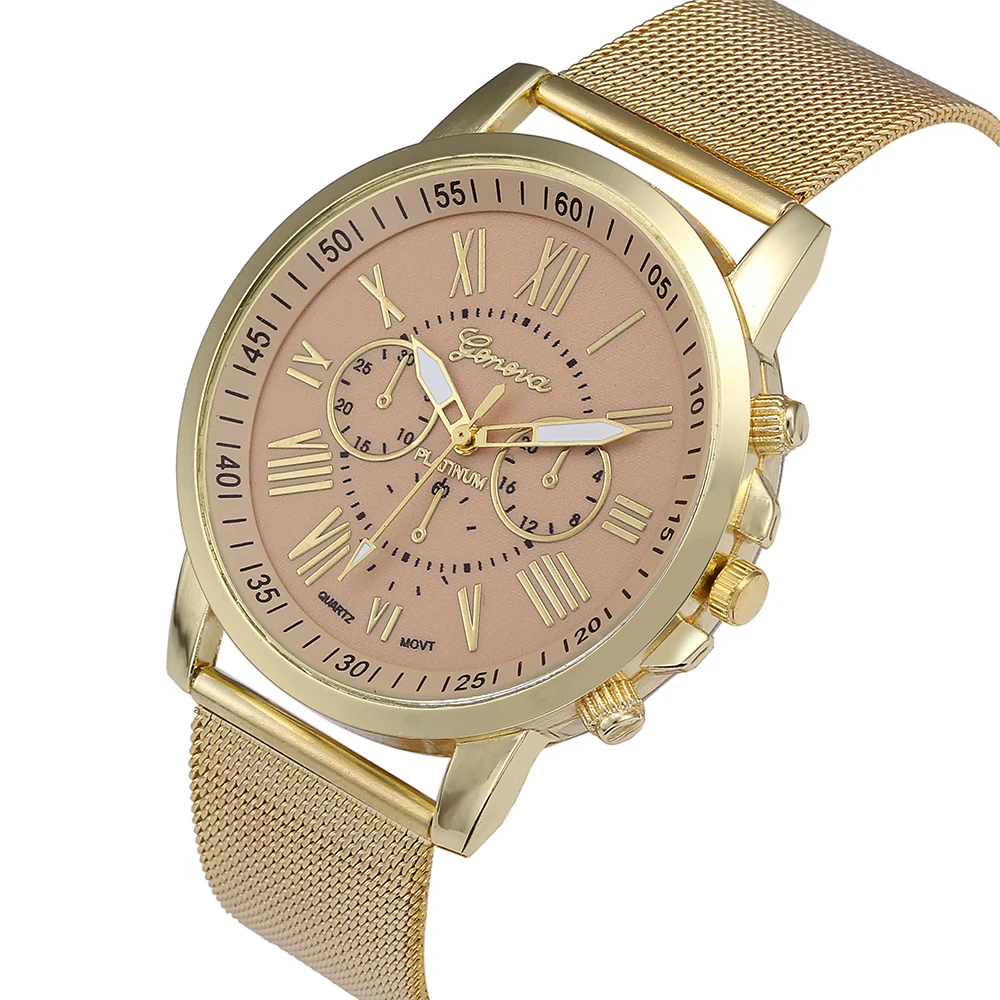 

Fashion Women Quartz Wristwatches Thin Wire Metal Watchband Watches Man Women Mesh Band Dress Watch 100pcs/lot