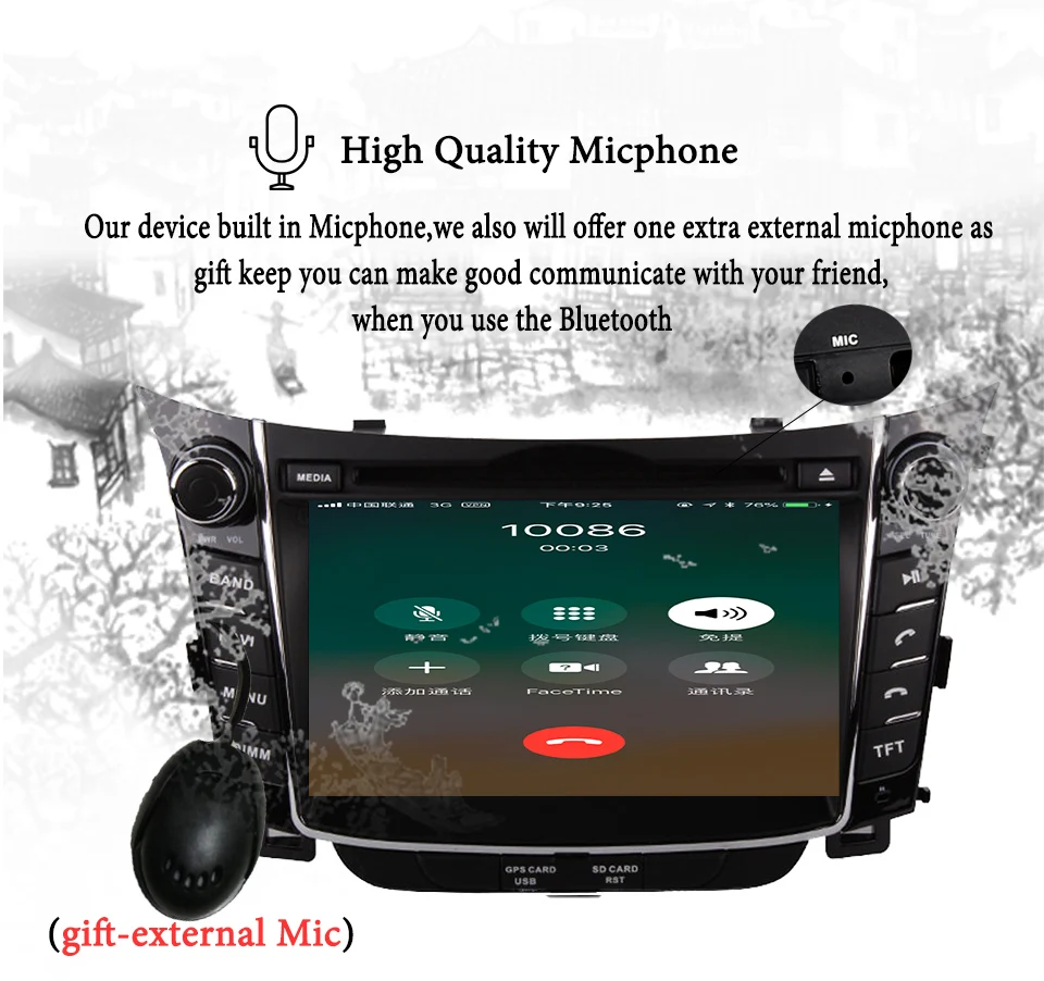 Top 2 DIN 8 Core 4G+64G Android 9.0 Car DVD Player For HYUNDAI i30 2011 2012 2013 Multimedia GPS Navigation Radio Stereo Head unit 4