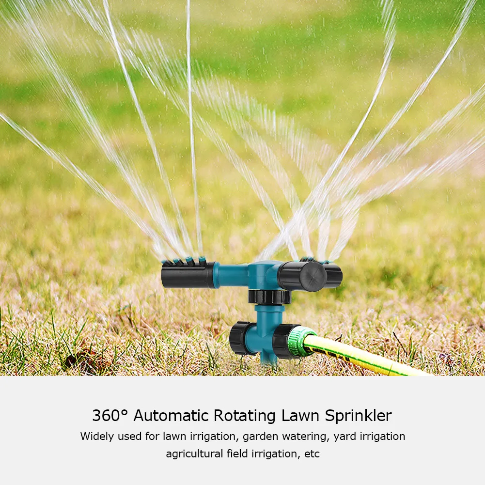 Garden Rotating Watering Sprinkler 360 Degree Rotating Lawn Sprinkler
