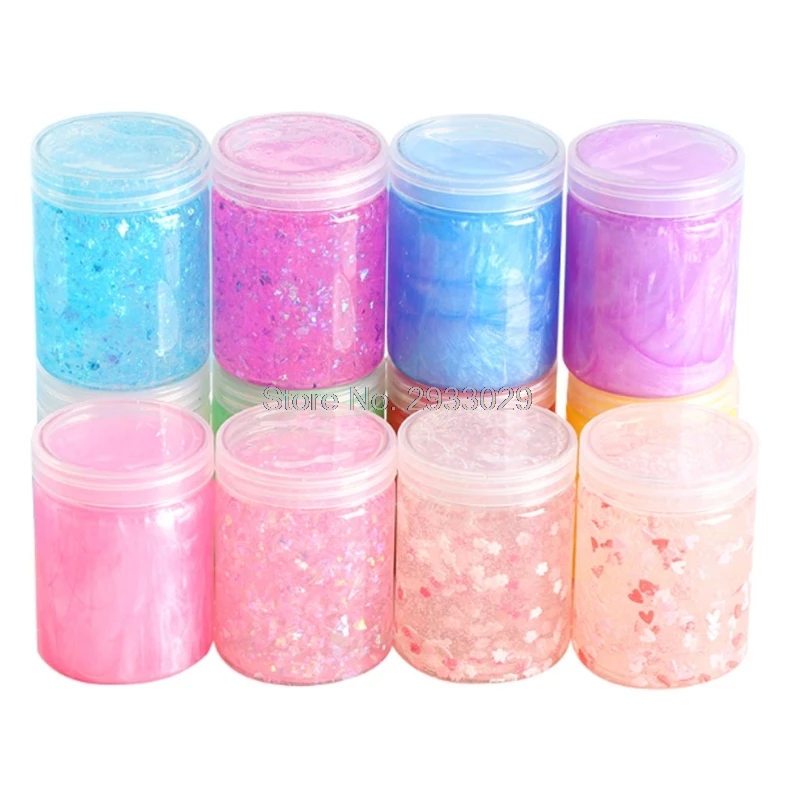 

100ml Storage Container Organizer Box For Light Clay Playdough Foam Slime Mud BC0813 Drop shipping
