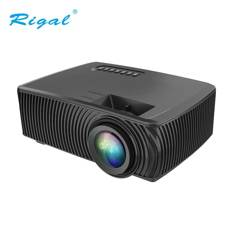 

Rigal RD-816 LED Projector 2000Lumens Home Entertainment Theater 1920*1080P HD Mini Projector Support SD HDMI USB VGA