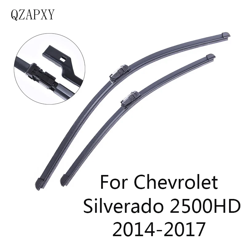 QZAPXY Car Wiper Blades for Chevrolet Silverado 2500HD 22"&22"2014 2015
