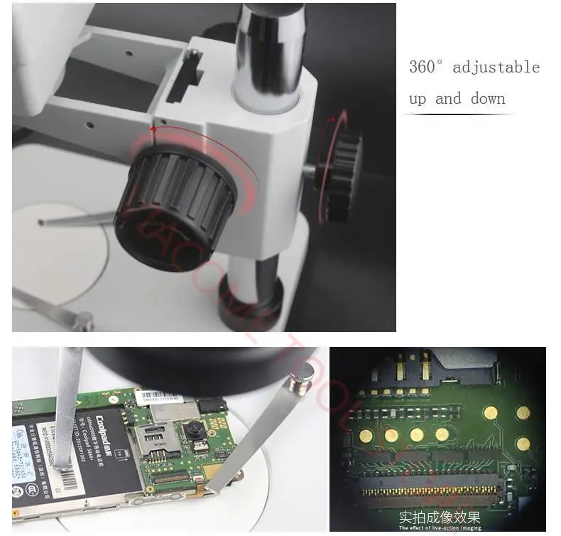 Sunshine SZM7045-B1 zoom 1:6. 4 7X-45X стерео микроскоп для ремонта мобильных телефонов PCB инспекции пайки промышленный микроскоп