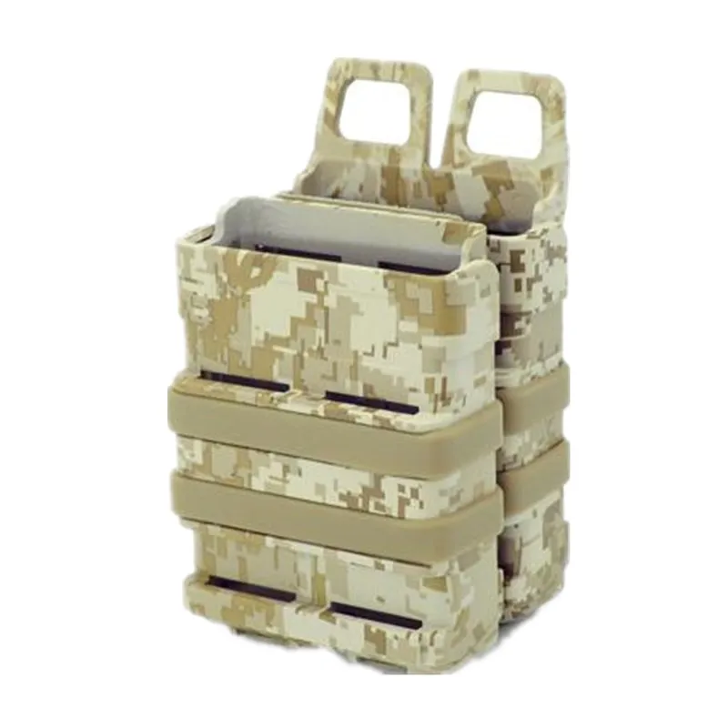 Tactical magazine pouch Water Transfer FAST Magazine Holster Set FOR 5.56 A TACS CP ACU WOODLAND5 (1)