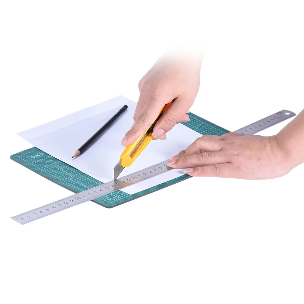 Cutting Mat High Quality Multipurpose A4 22cm * 30cm * 0.3cm Green Self Healing Builders Double-Sided PVC Advertising Design Cutting Mat High Quality Multipurpose A4 22cm * 30cm * 0.3cm Green Self Healing Builders Double-Sided PVC Advertising Design