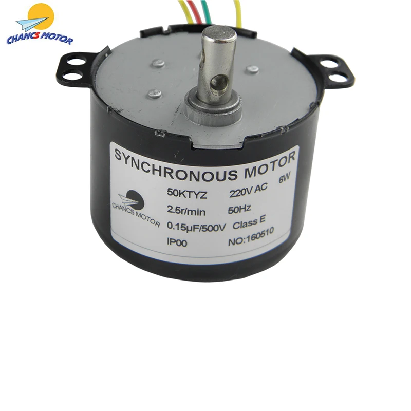 

CHANCS Synchronous Synchron Geared Motor 50KTYZ AC 220V 2.5RPM Low Speed Motor