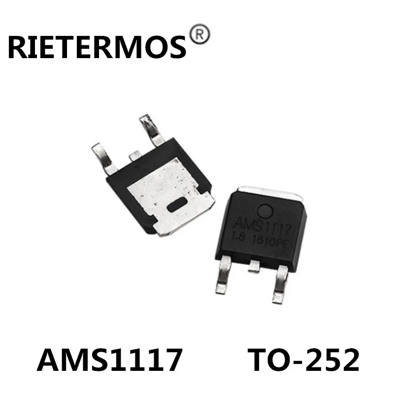 

500PCS AMS1117-1.2 AMS1117-1.5 AMS1117-1.8 AMS1117-2.5 AMS1117-3.3 AMS1117-5.0 AMS1117-ADJ TO-252 MADE IN CHINA