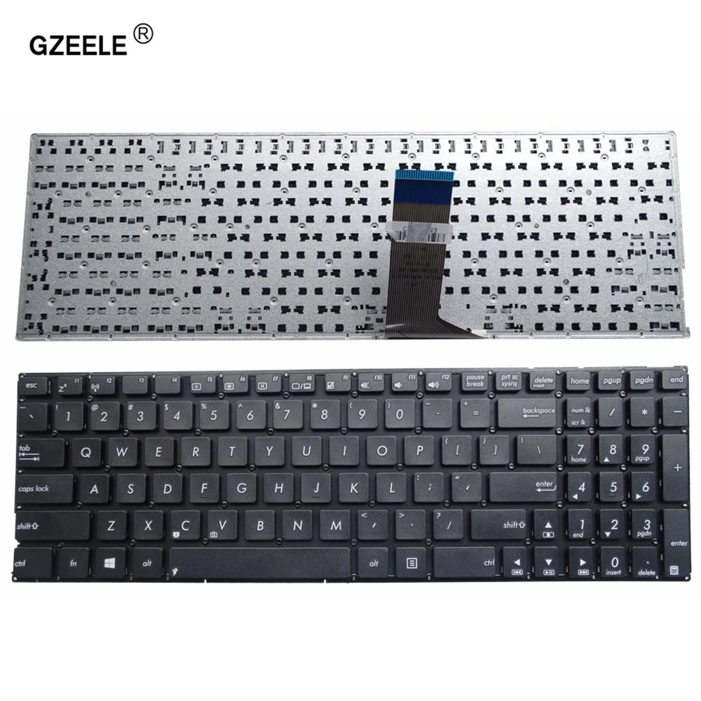 GZEELE США клавиатура для ноутбука ASUS X553M X553MA K553M K553MA F553M F553MA A553M A553MA D553M D553MA R556L английская Клавиатура ноутбука черный