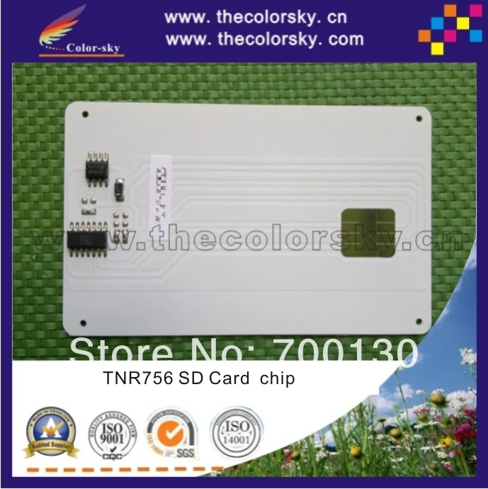 

(CZ-SG756) compatible toner cartridge reset card chip for Sagem 3525 TNR756 simcard bk 6k pages