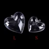 Hot selling 2Pcs 65/80mm Heart Shape DIY Clear Plastic Bath Bomb Mould Acrylic Mold 4
