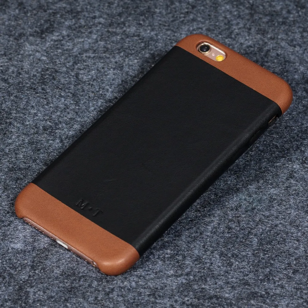 Модный высококачественный тонкий Чехол ручной работы из натуральной кожи для iphone 6/6s с soomth и suface