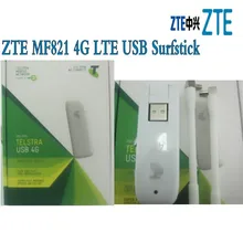 Zte MF821 модем 4G LTE USB Surfstick для 100 Мбит/с скорость загрузки и 50 Мбит/с скорость загрузки-белая плюс антенна