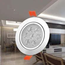 10X3 Вт 5 Вт 7 Вт 12 Вт 220 В высокой мощности Светодиодный светильник Встраиваемый светодиодный точечный светильник лампа алюминиевая лампа для гостиной спальни светильник ing