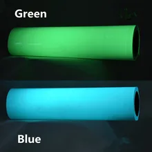 Светится в темноте футболка виниловая пленка для одежды светящаяся теплопередача Винил 7 цветов 0,5x1 m