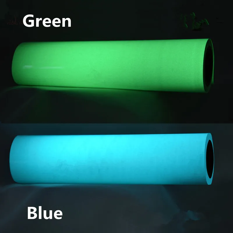 

Glow In The Dark T-shirt Vinyl Garment Film Luminous Heat Transfer Vinyl 7 Colors 0.5x1m