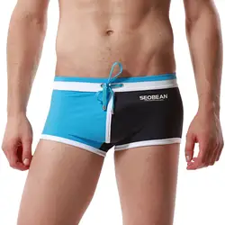 Горячая Мода 2019 для мужчин бренд в полоску пикантные нейлон дышащий трусы с выступом плавки красивый бассейн спортивные штаны