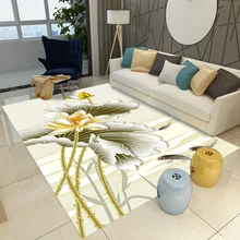 50x80 прямоугольные коврики цветок лотоса 3D ковры коврик для гостиной Диванный кофейный столик коврик спальня Подушечка Для Йоги Детская комната дверной коврик