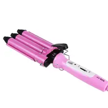 Профессиональный уход за волосами Инструменты для укладки для накрутки волос волна волос стайлер щипцы для завивки 3 баррель электрический утюг для волос