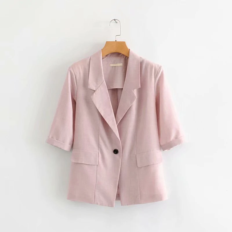GOPLUS New Short Suits Notched Collar Blazer Jacket Shorts Set Women Pant Suits Office Lady Work Suits 2019 Casual 2 Pieces Set