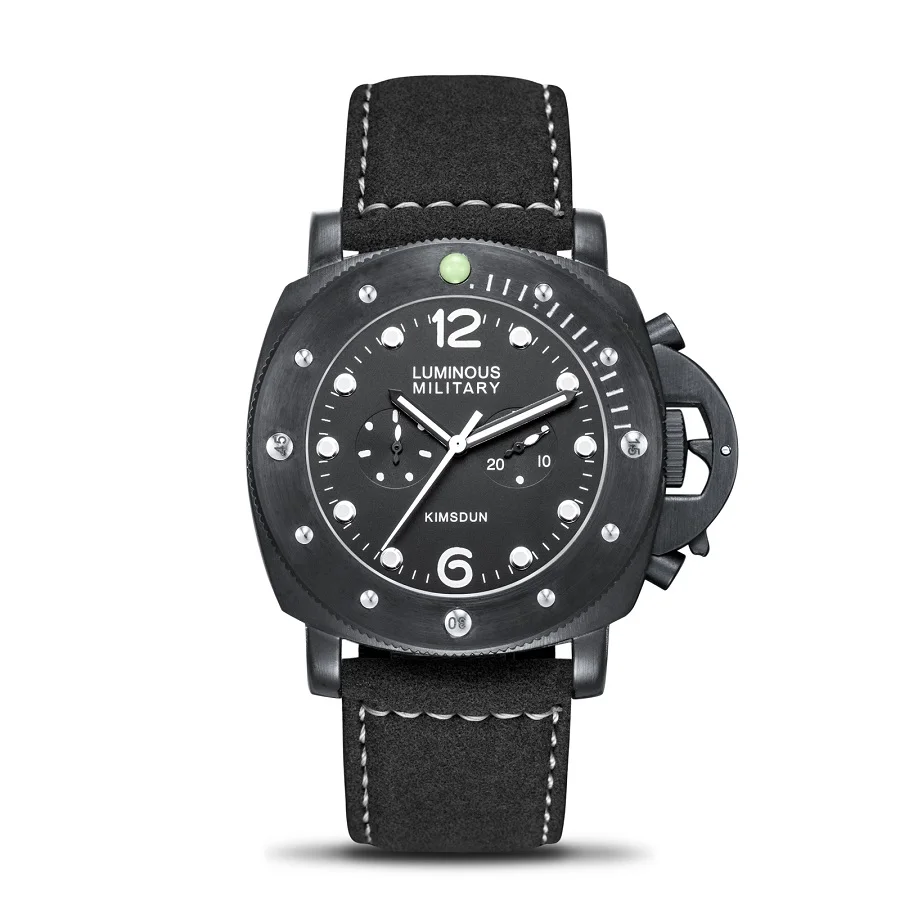 Высокое качество KIMSDUN мужские часы лучший бренд класса люкс водонепроницаемые военные часы Мужские автоматические механические ручные часы Reloj hombre - Цвет: 5