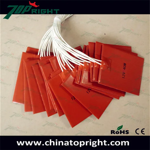flexible silicon rubber plate heater