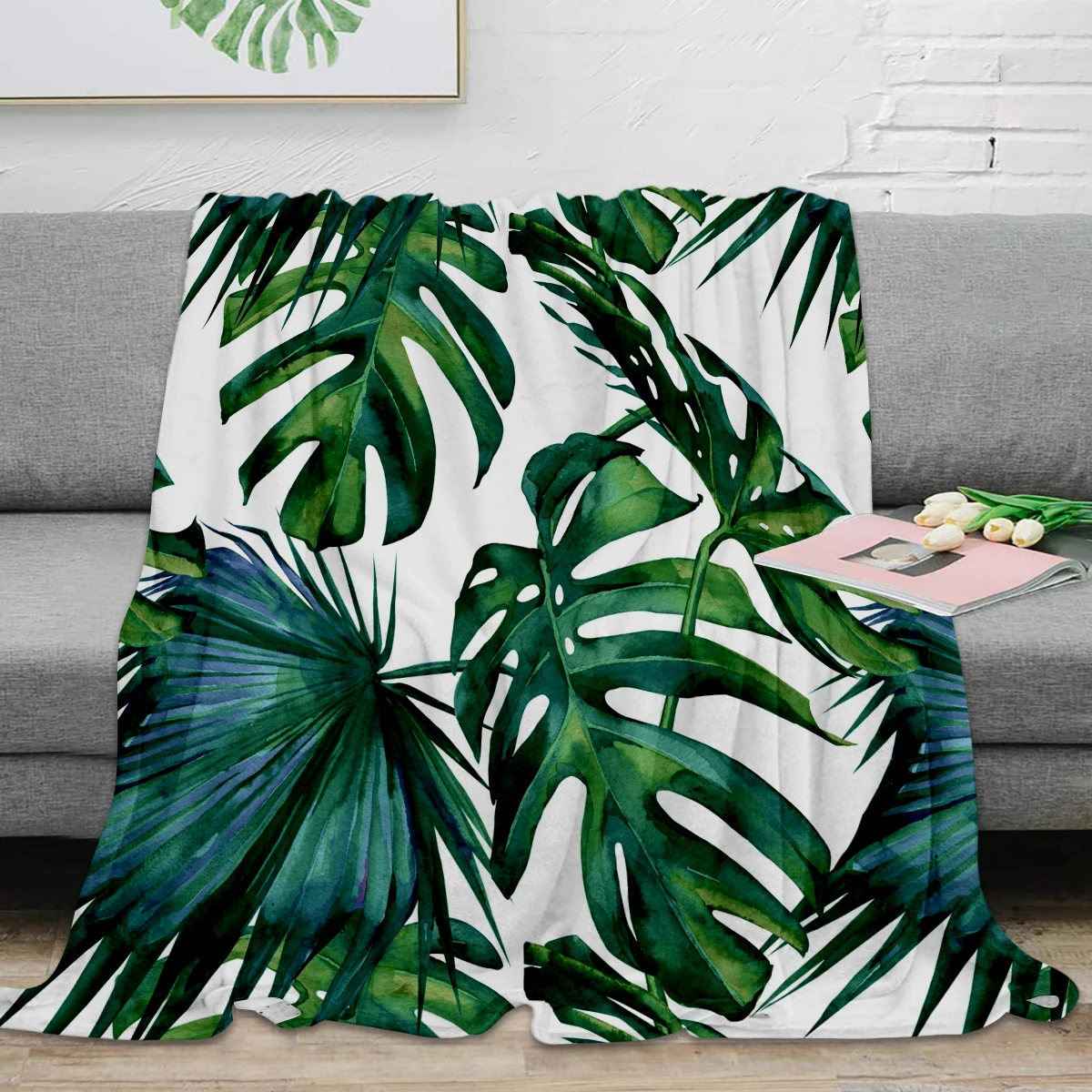 Generic Exotic Jungle Fleece Throw Blankets,80X60 Microfiber Blanket Throws Soft Cozy for Bed Sofa Couch Chair Generic Exotic Jungle Fleece Throw Blankets,80X60 Microfiber Blanket Throws Soft Cozy for Bed Sofa Couch Chair
