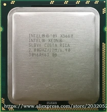 โปรเซสเซอร์ Intel Xeon X5660 12M Cache/2.8 GHz/6.40 GT/s Intel QPI LGA1366 เดสก์ท็อป CPU (ทำงาน 100% จัดส่งฟรี)(China)