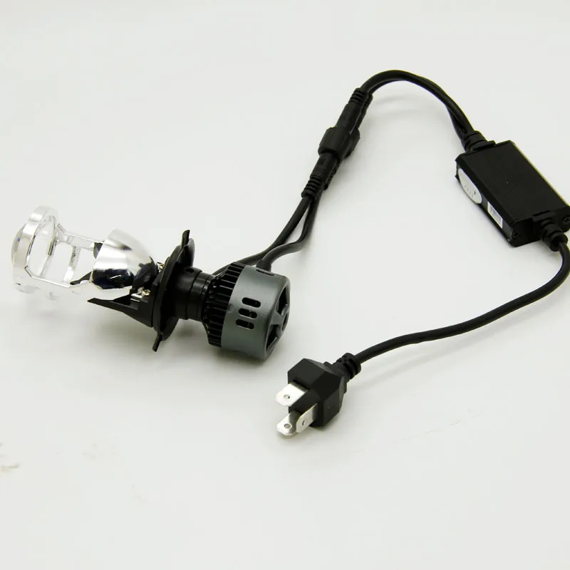 Dianshi 2 шт. H4 светодиодный конверсионный комплект ламповый светильник H4 объектив Лампа для проектора Hi/Lo луч 6000k светодиодный