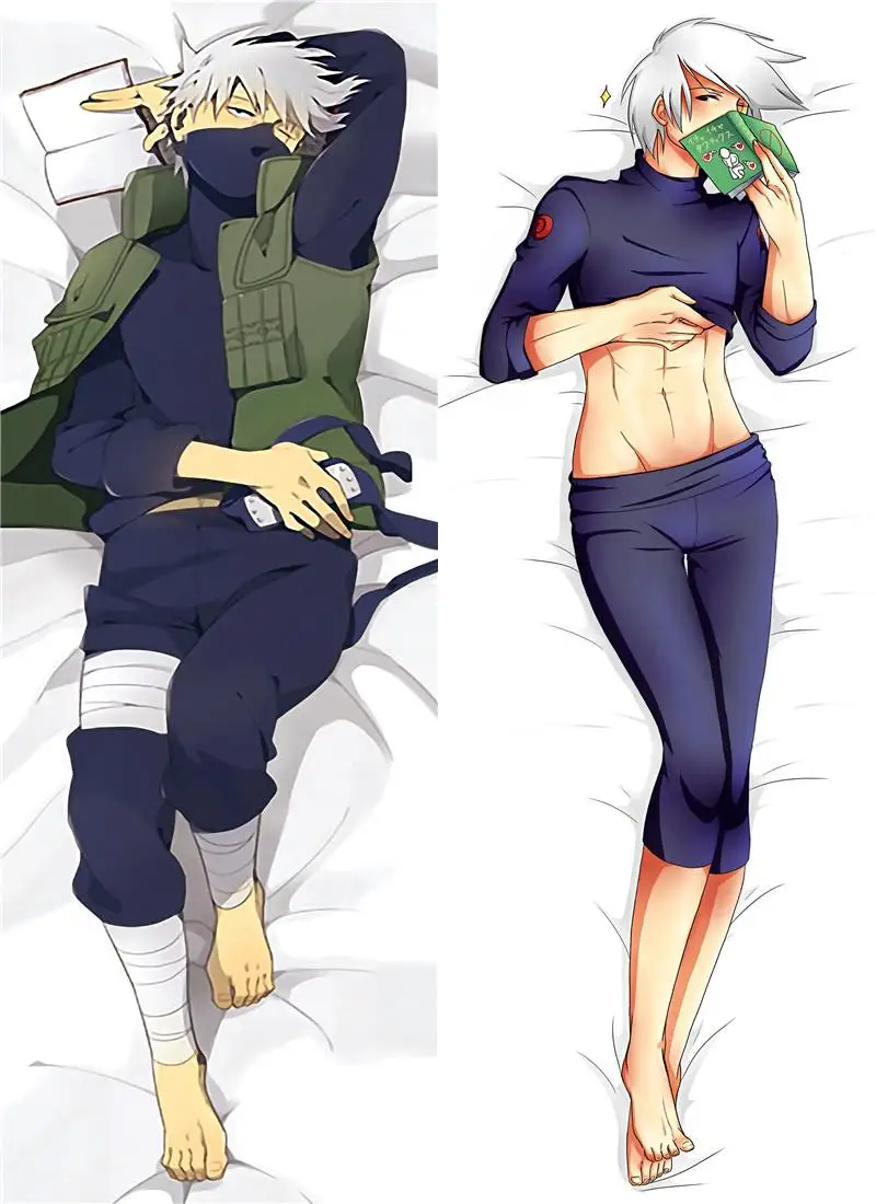 Японская популярная наволочка с героями Аниме Dakimakura NARUTO Hatake Kakashi otaku обнимающая