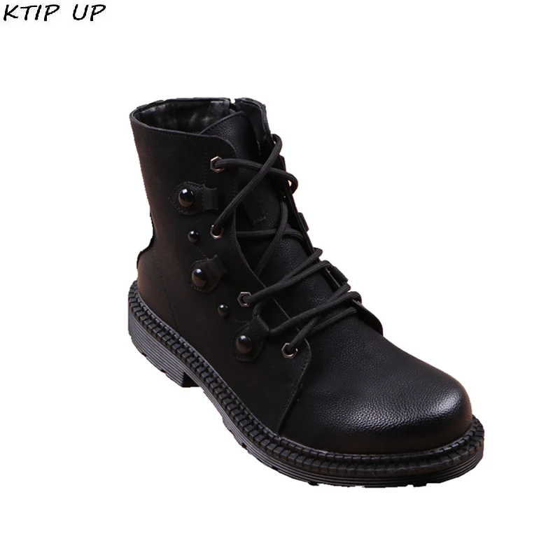 

Luxury Brand Boots Men Leather Botas Hombre High Quality Modis Men British Military Boots Autumn Winter Work Shoes Safety Shoes